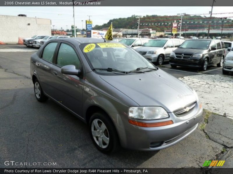 Medium Gray / Charcoal 2006 Chevrolet Aveo LS Sedan