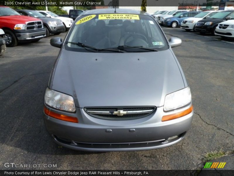 Medium Gray / Charcoal 2006 Chevrolet Aveo LS Sedan