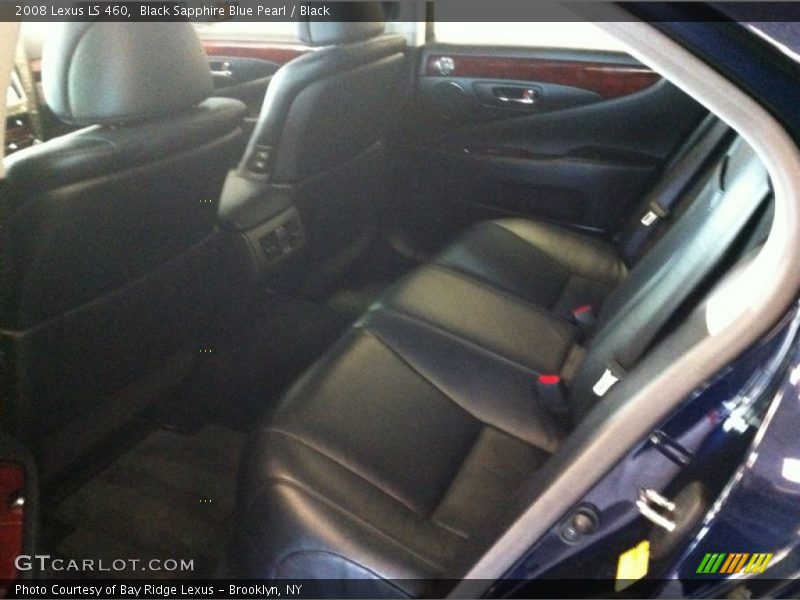Black Sapphire Blue Pearl / Black 2008 Lexus LS 460