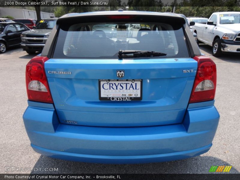 Surf Blue Pearl / Dark Slate Gray 2008 Dodge Caliber SXT