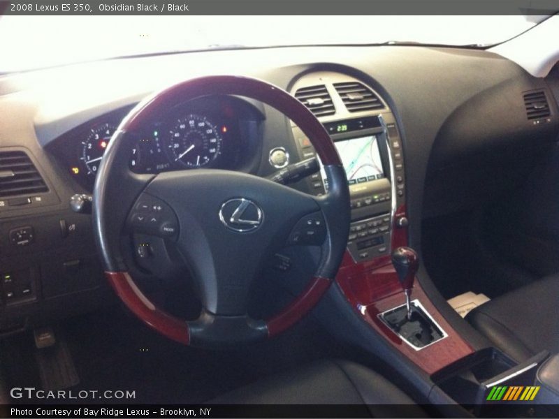 Obsidian Black / Black 2008 Lexus ES 350