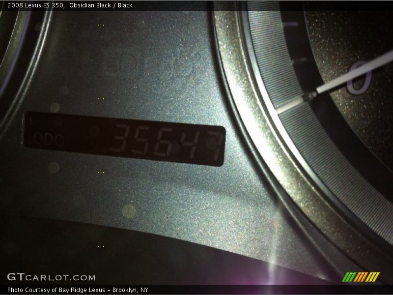 Obsidian Black / Black 2008 Lexus ES 350