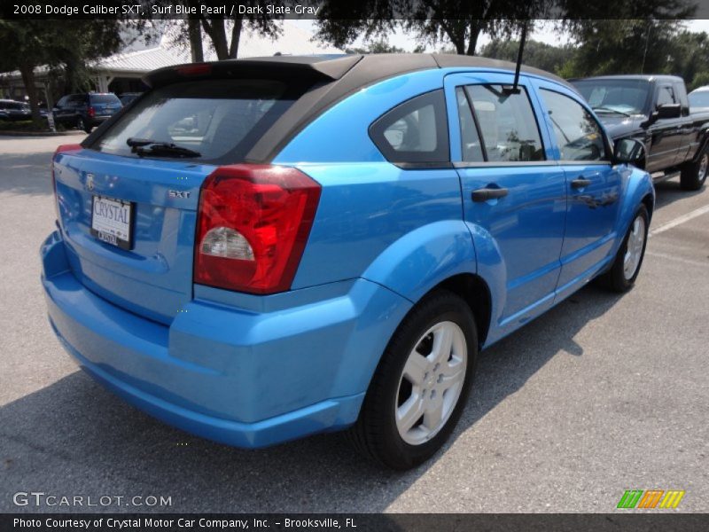 Surf Blue Pearl / Dark Slate Gray 2008 Dodge Caliber SXT