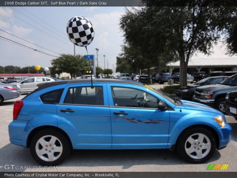 Surf Blue Pearl / Dark Slate Gray 2008 Dodge Caliber SXT