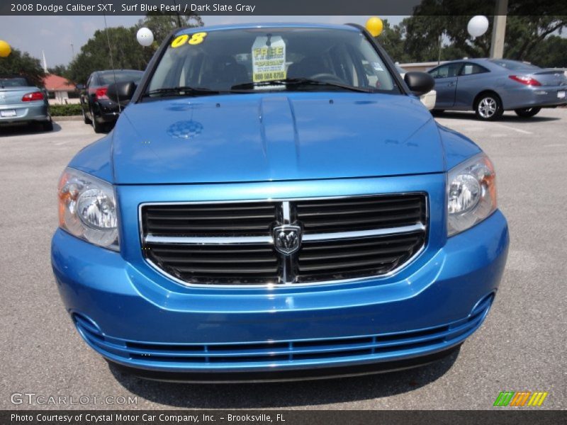 Surf Blue Pearl / Dark Slate Gray 2008 Dodge Caliber SXT
