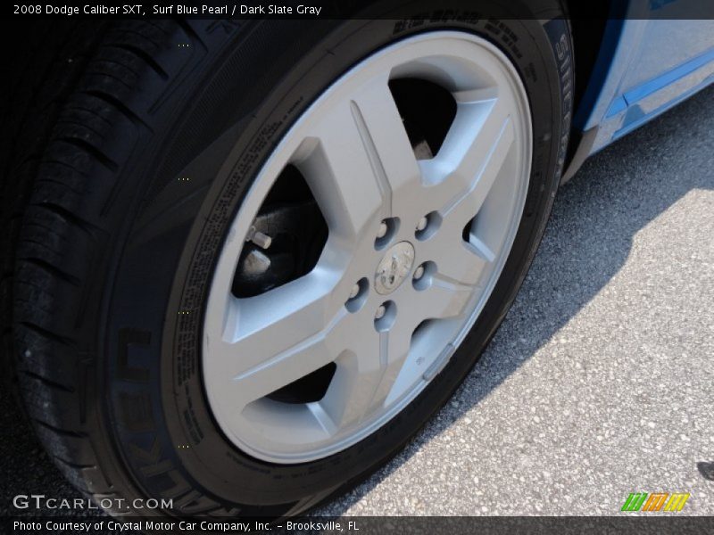 Surf Blue Pearl / Dark Slate Gray 2008 Dodge Caliber SXT