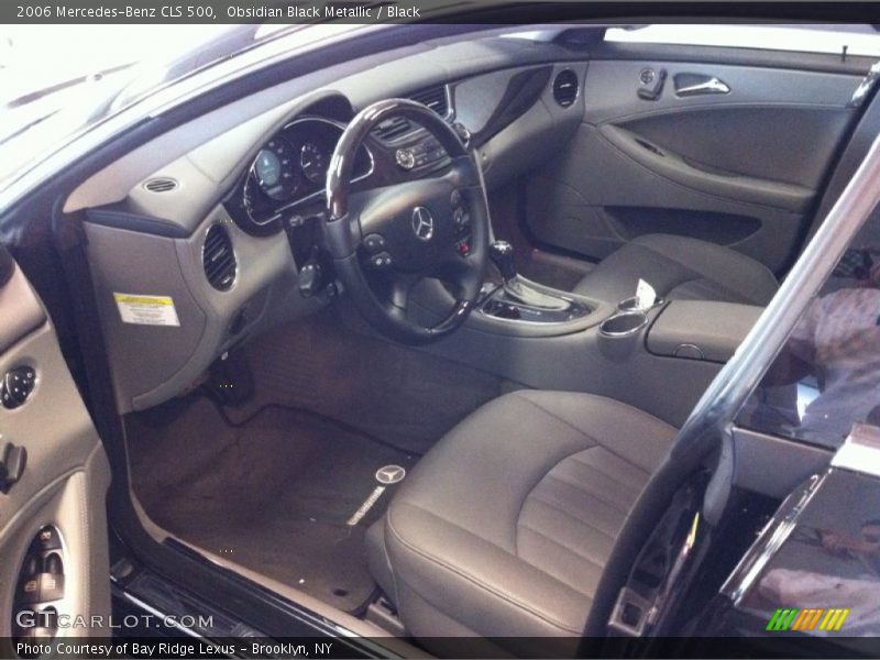 Obsidian Black Metallic / Black 2006 Mercedes-Benz CLS 500