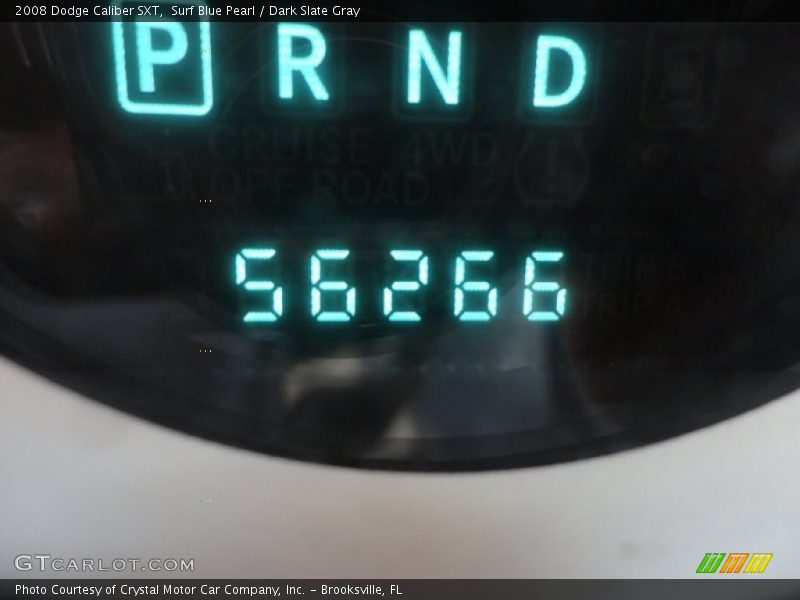 Surf Blue Pearl / Dark Slate Gray 2008 Dodge Caliber SXT