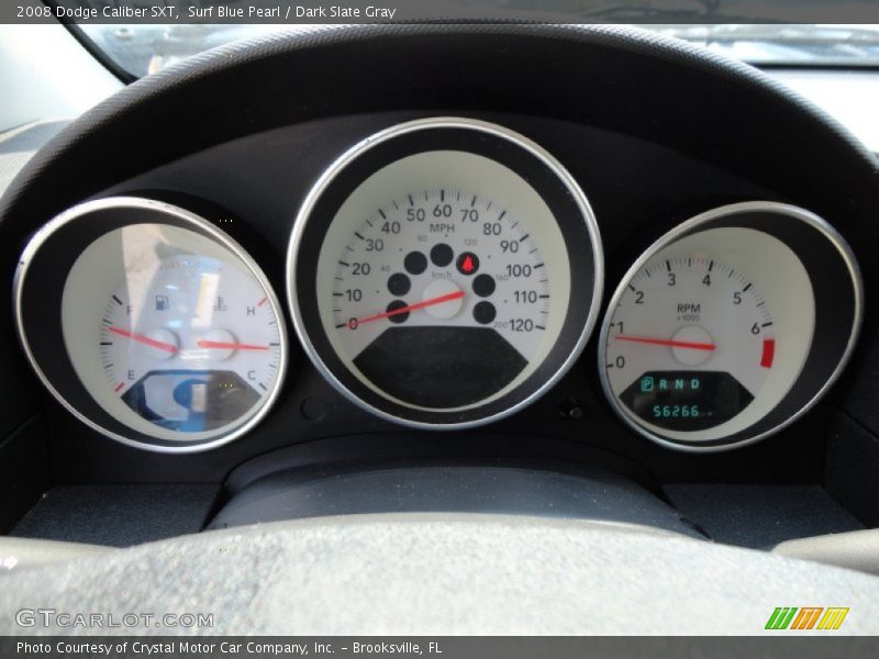 Surf Blue Pearl / Dark Slate Gray 2008 Dodge Caliber SXT