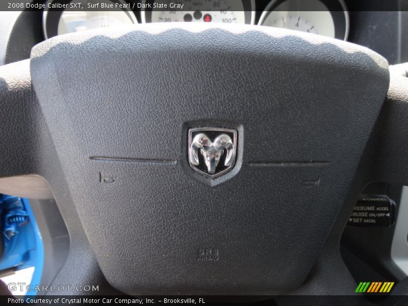 Surf Blue Pearl / Dark Slate Gray 2008 Dodge Caliber SXT