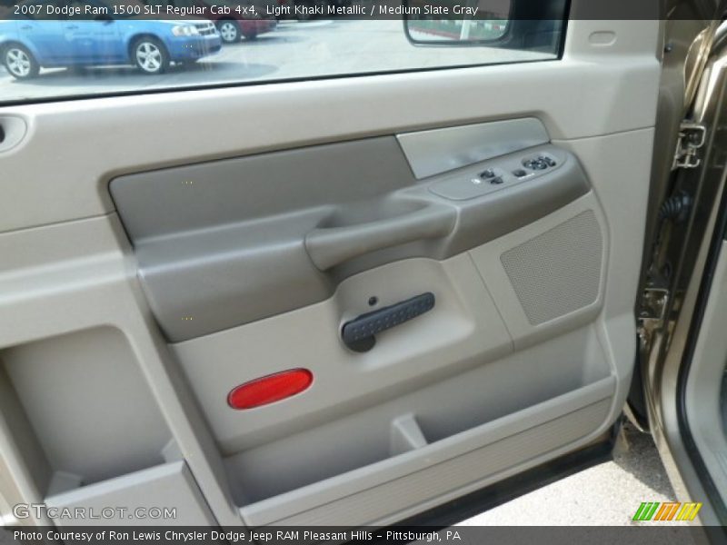 Light Khaki Metallic / Medium Slate Gray 2007 Dodge Ram 1500 SLT Regular Cab 4x4