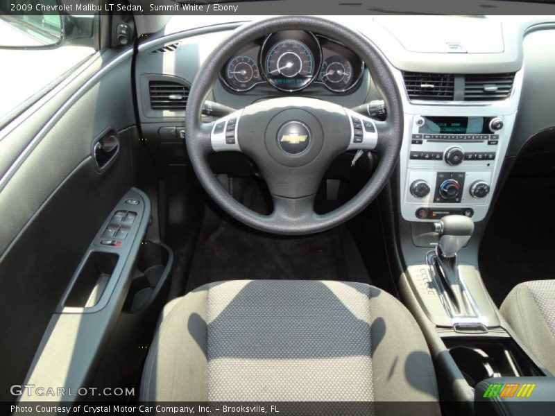 Summit White / Ebony 2009 Chevrolet Malibu LT Sedan