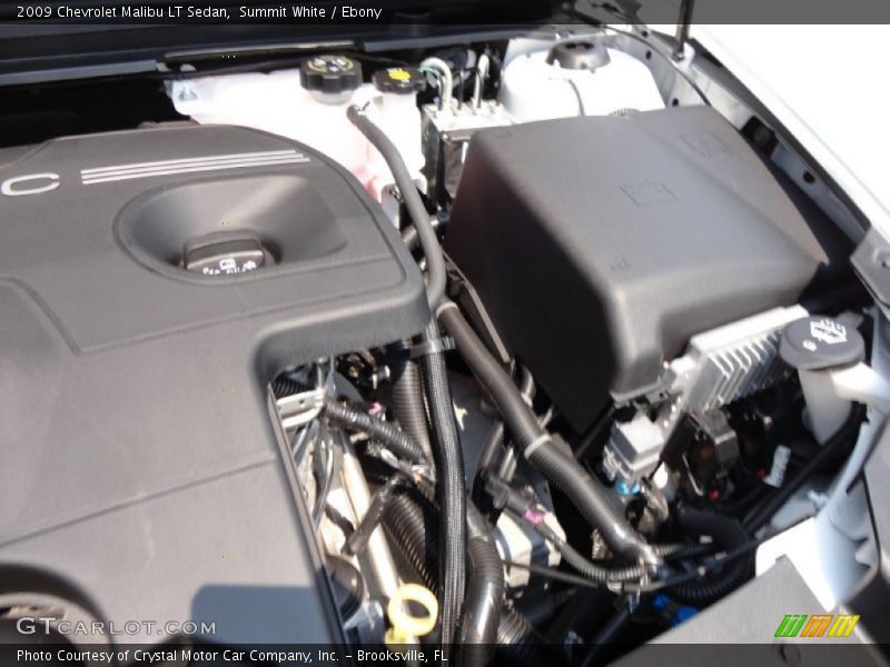 Summit White / Ebony 2009 Chevrolet Malibu LT Sedan