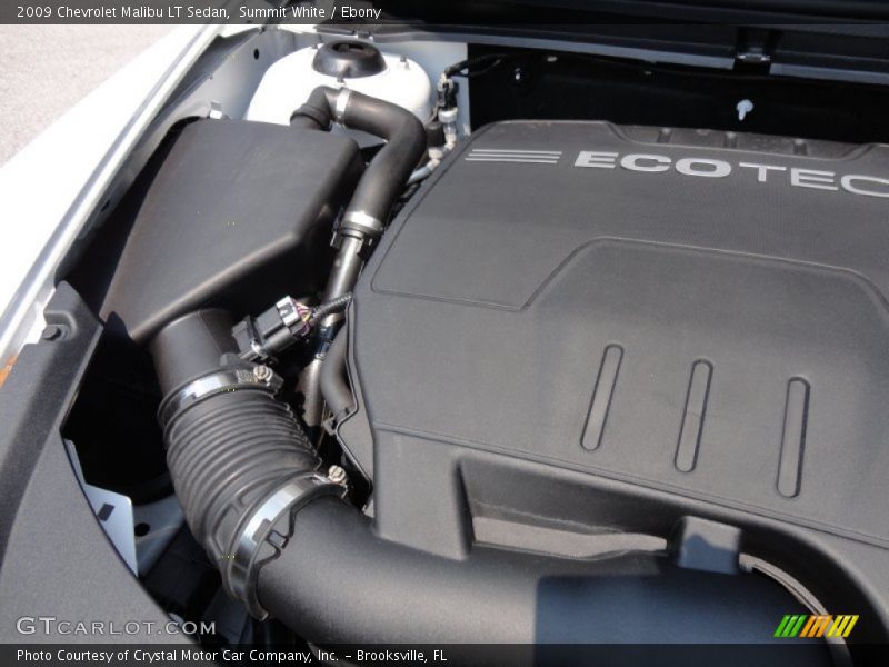 Summit White / Ebony 2009 Chevrolet Malibu LT Sedan