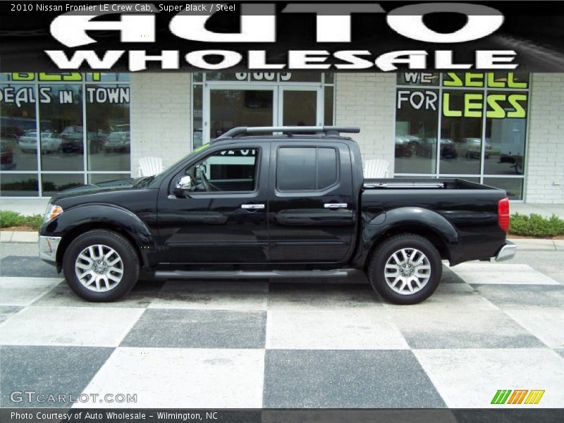 Super Black / Steel 2010 Nissan Frontier LE Crew Cab