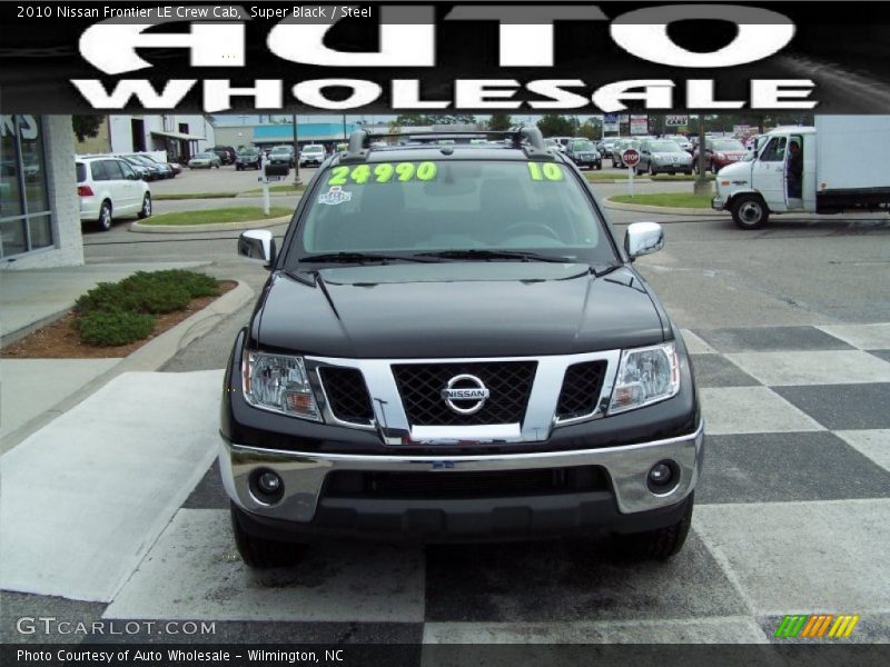 Super Black / Steel 2010 Nissan Frontier LE Crew Cab