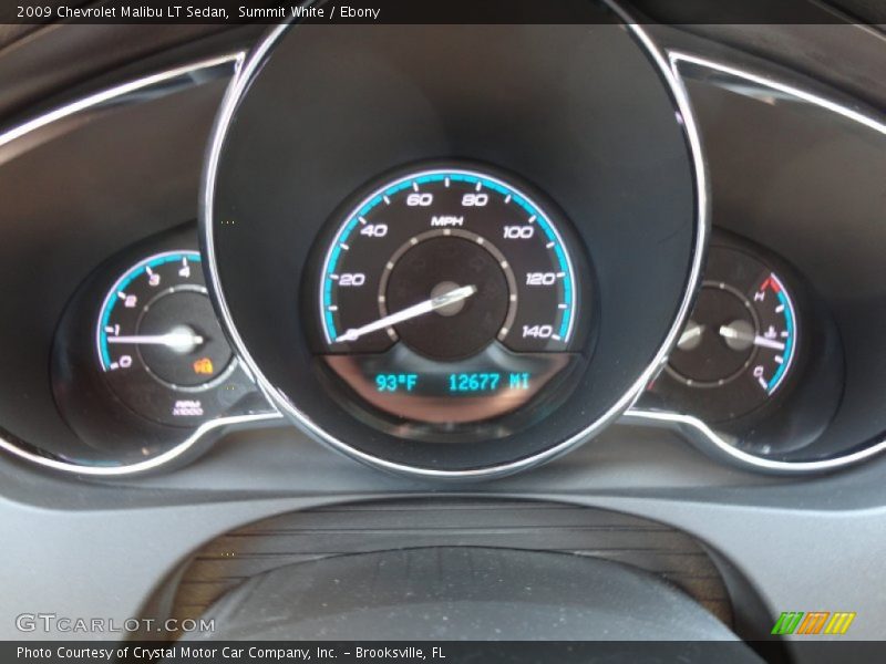 Summit White / Ebony 2009 Chevrolet Malibu LT Sedan