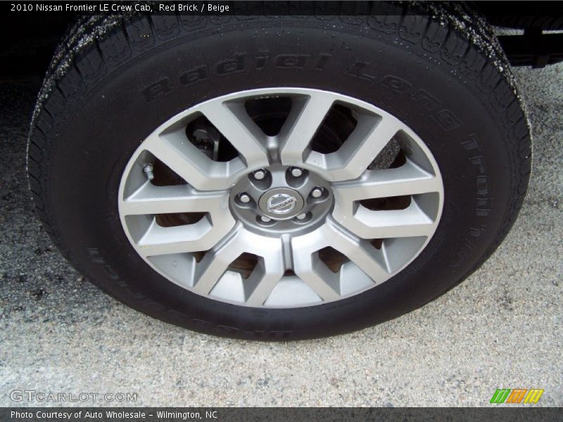 Red Brick / Beige 2010 Nissan Frontier LE Crew Cab