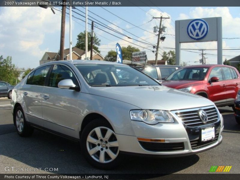 Reflex Silver Metallic / Black 2007 Volkswagen Passat 2.0T Sedan