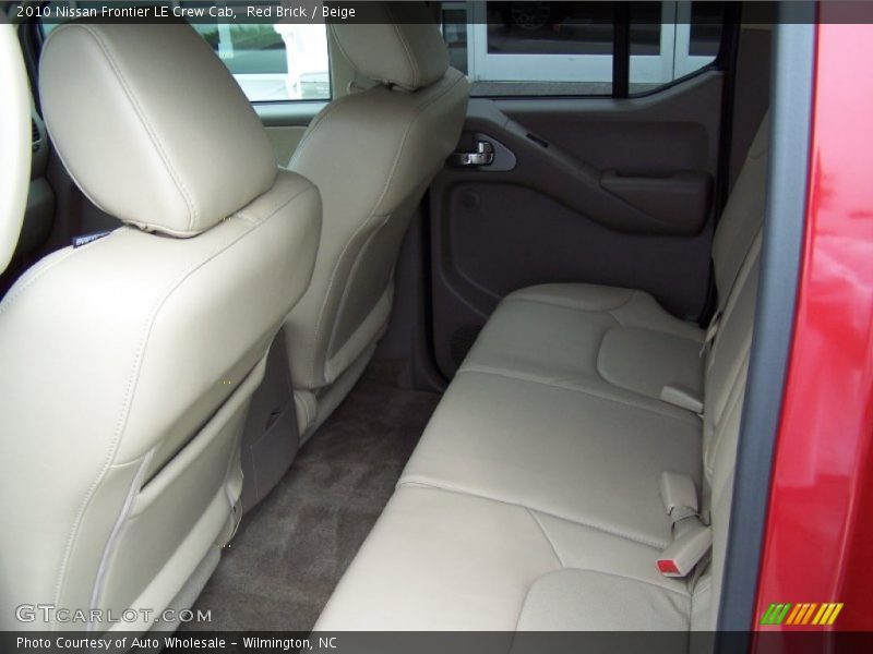 Red Brick / Beige 2010 Nissan Frontier LE Crew Cab