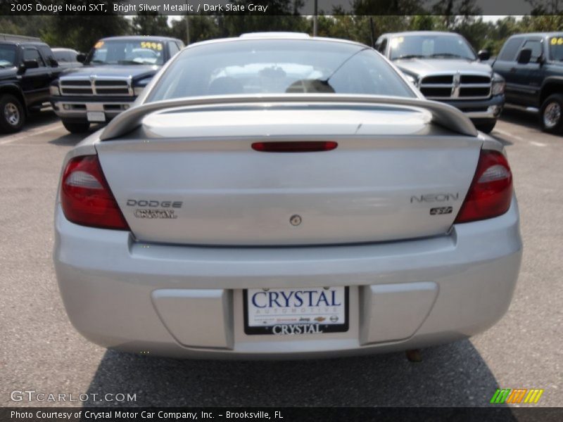 Bright Silver Metallic / Dark Slate Gray 2005 Dodge Neon SXT