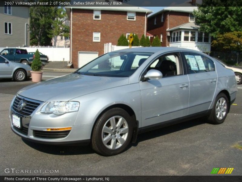 Reflex Silver Metallic / Black 2007 Volkswagen Passat 2.0T Sedan