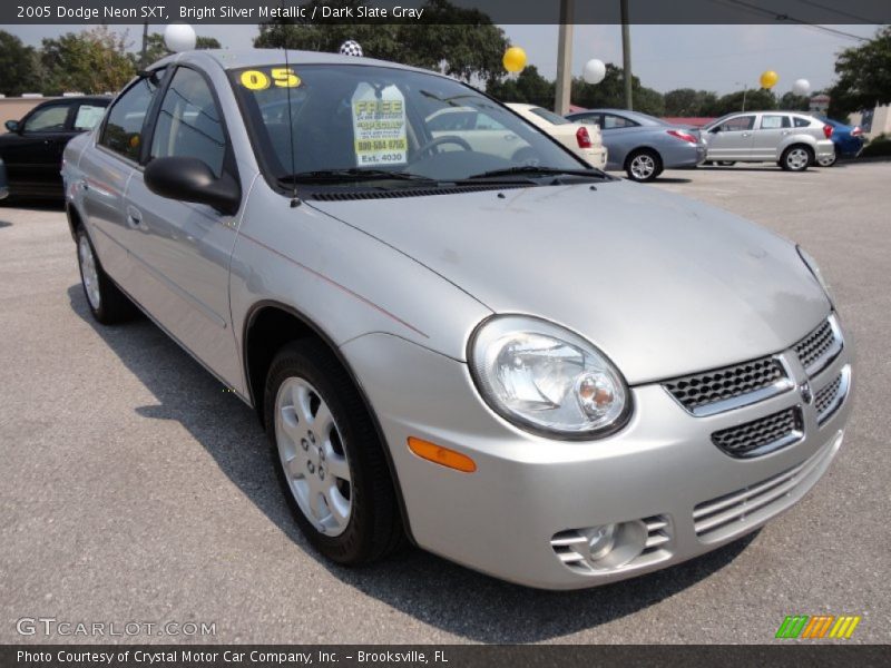 Bright Silver Metallic / Dark Slate Gray 2005 Dodge Neon SXT