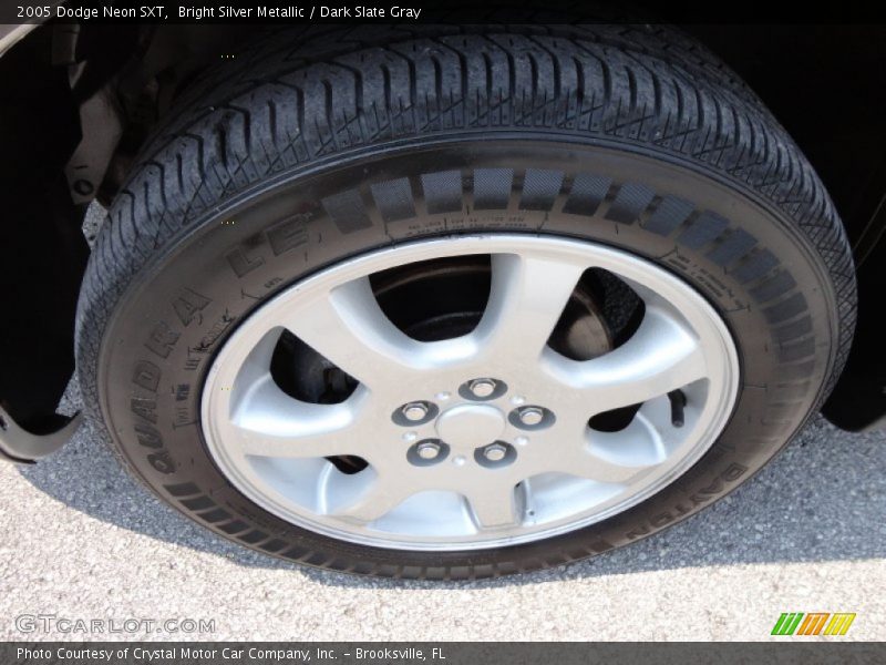 Bright Silver Metallic / Dark Slate Gray 2005 Dodge Neon SXT
