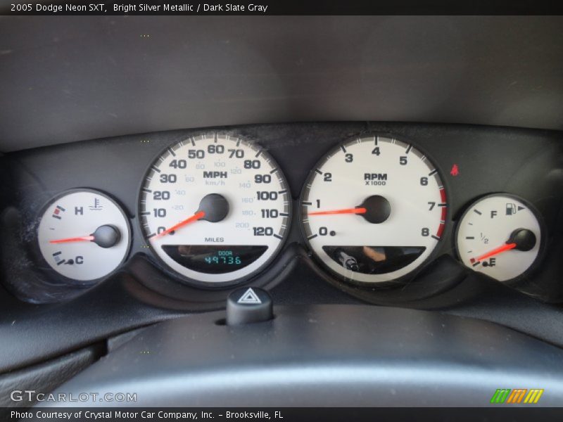 Bright Silver Metallic / Dark Slate Gray 2005 Dodge Neon SXT