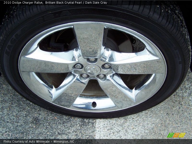 Brilliant Black Crystal Pearl / Dark Slate Gray 2010 Dodge Charger Rallye