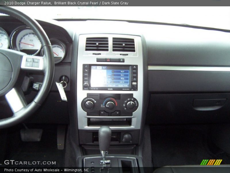 Brilliant Black Crystal Pearl / Dark Slate Gray 2010 Dodge Charger Rallye