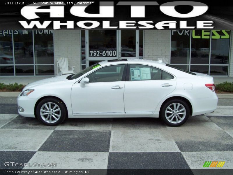 Starfire White Pearl / Parchment 2011 Lexus ES 350