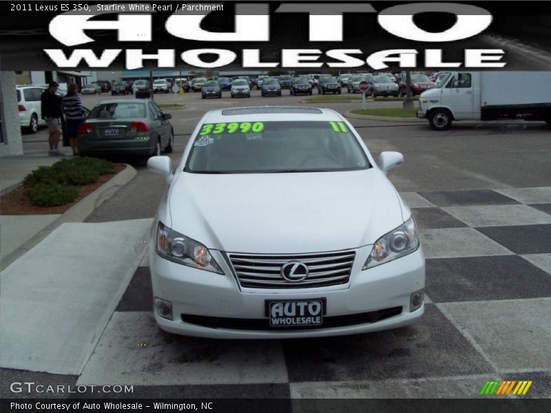 Starfire White Pearl / Parchment 2011 Lexus ES 350