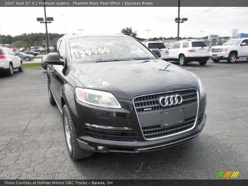Phantom Black Pearl Effect / Espresso Brown 2007 Audi Q7 4.2 Premium quattro
