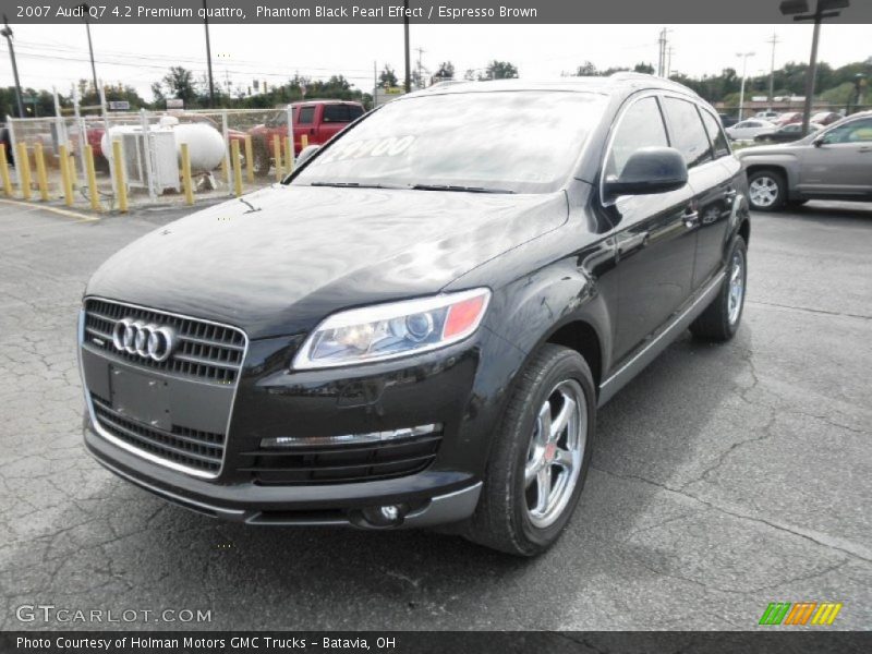 Phantom Black Pearl Effect / Espresso Brown 2007 Audi Q7 4.2 Premium quattro