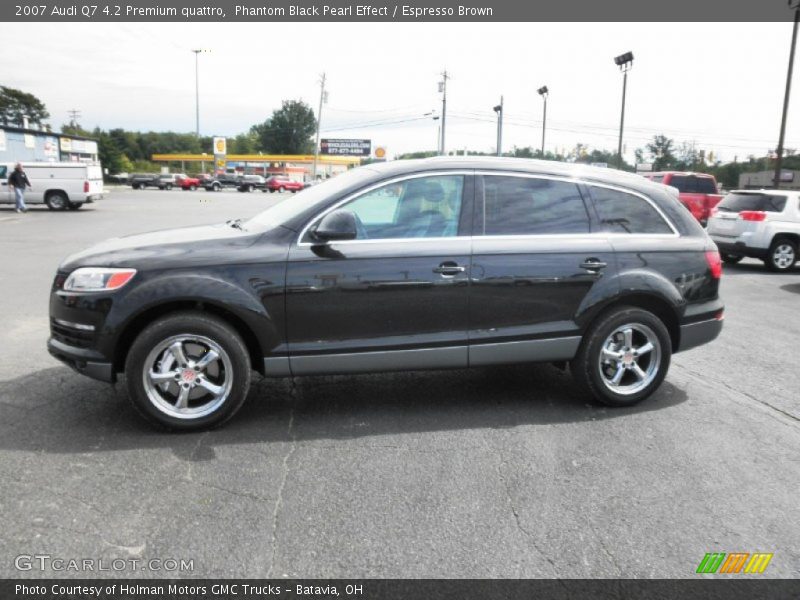 Phantom Black Pearl Effect / Espresso Brown 2007 Audi Q7 4.2 Premium quattro