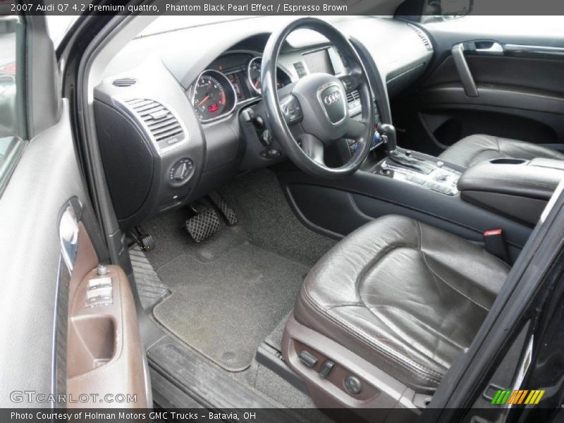  2007 Q7 4.2 Premium quattro Espresso Brown Interior