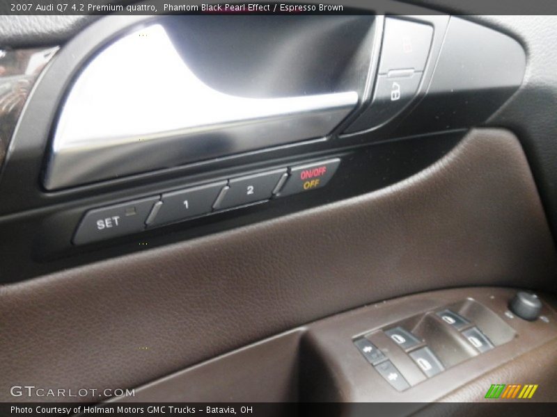 Phantom Black Pearl Effect / Espresso Brown 2007 Audi Q7 4.2 Premium quattro