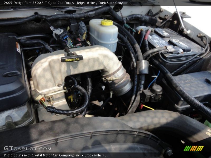  2005 Ram 3500 SLT Quad Cab Dually Engine - 5.9 Liter OHV 24-Valve Cummins Turbo Diesel Inline 6 Cylinder
