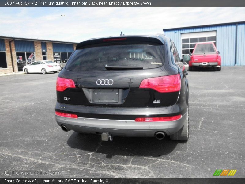 Phantom Black Pearl Effect / Espresso Brown 2007 Audi Q7 4.2 Premium quattro