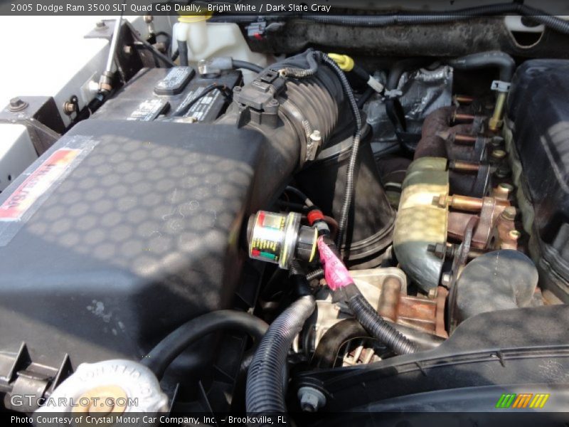  2005 Ram 3500 SLT Quad Cab Dually Engine - 5.9 Liter OHV 24-Valve Cummins Turbo Diesel Inline 6 Cylinder