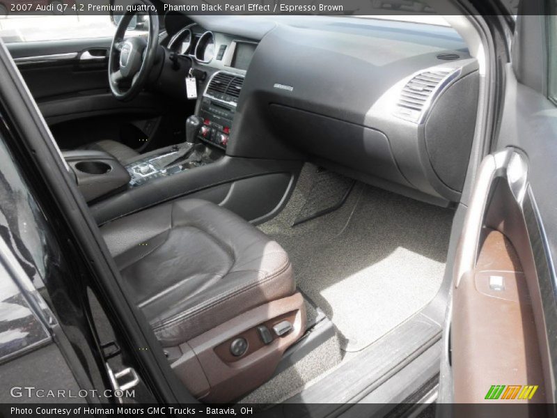 Phantom Black Pearl Effect / Espresso Brown 2007 Audi Q7 4.2 Premium quattro
