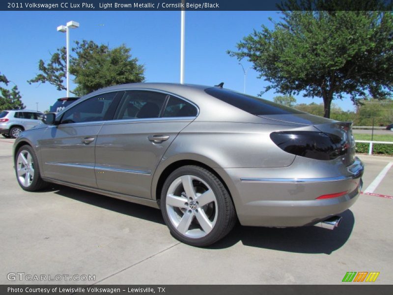 Light Brown Metallic / Cornsilk Beige/Black 2011 Volkswagen CC Lux Plus