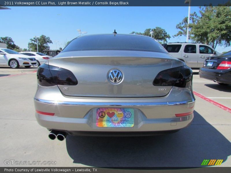 Light Brown Metallic / Cornsilk Beige/Black 2011 Volkswagen CC Lux Plus