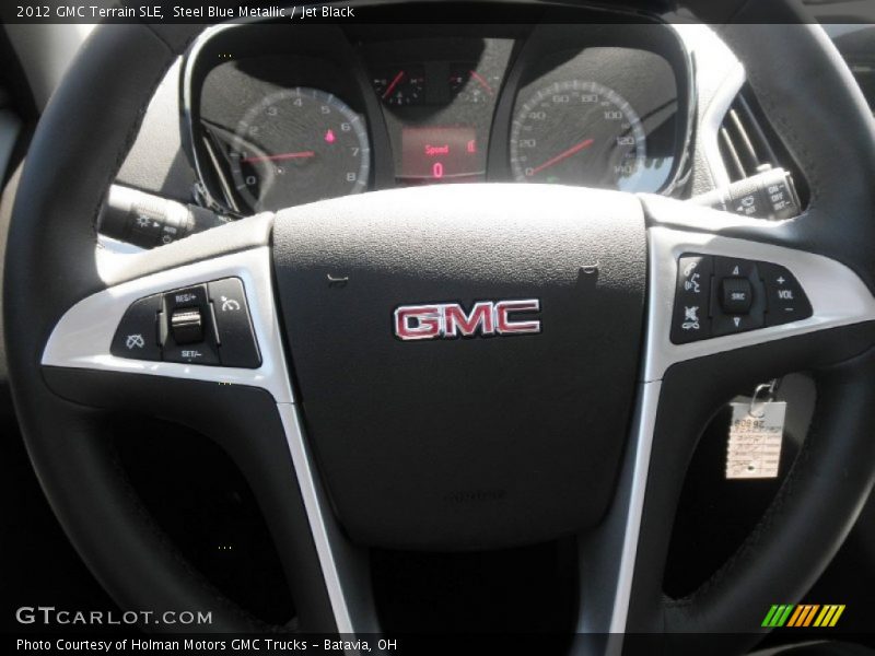Steel Blue Metallic / Jet Black 2012 GMC Terrain SLE
