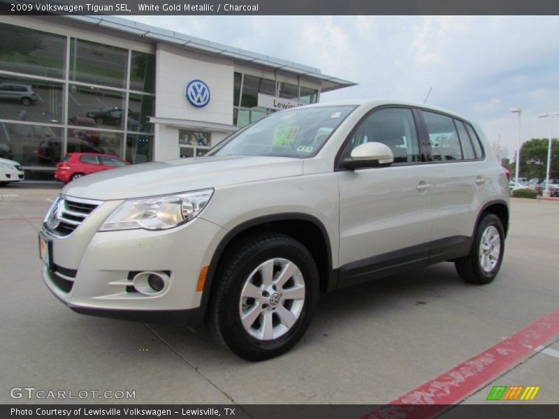 White Gold Metallic / Charcoal 2009 Volkswagen Tiguan SEL