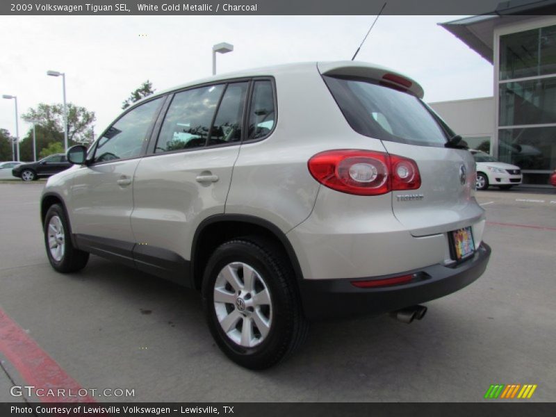 White Gold Metallic / Charcoal 2009 Volkswagen Tiguan SEL