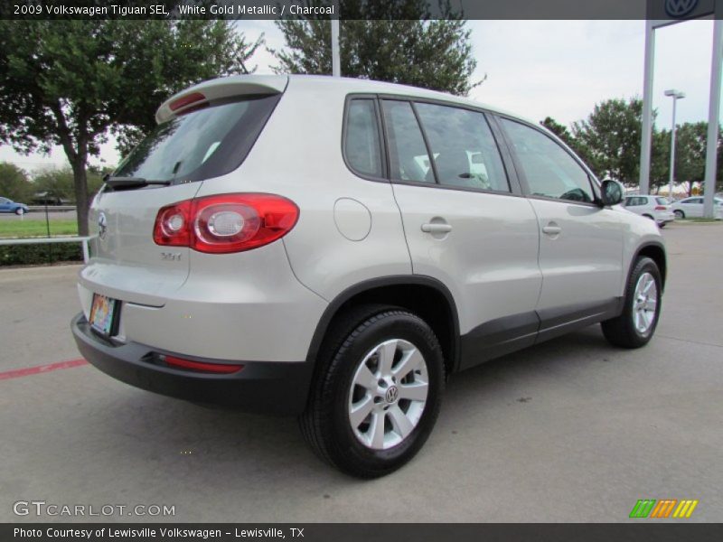 White Gold Metallic / Charcoal 2009 Volkswagen Tiguan SEL