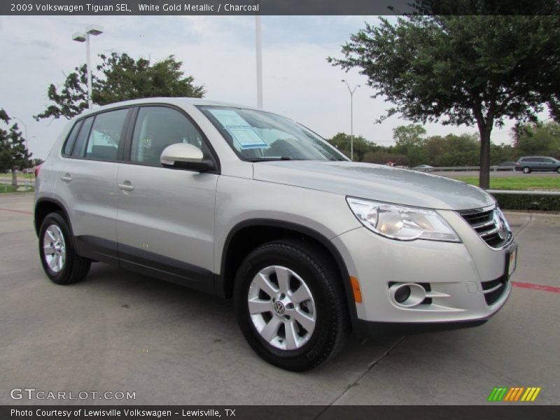 White Gold Metallic / Charcoal 2009 Volkswagen Tiguan SEL