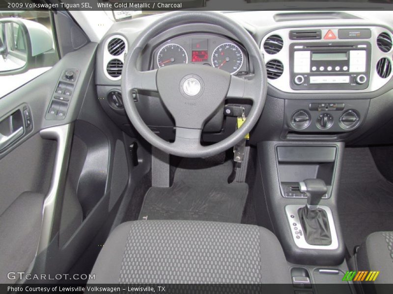 White Gold Metallic / Charcoal 2009 Volkswagen Tiguan SEL